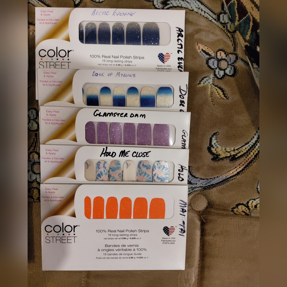 17 SETS OF BRAND NEW UNOPENED Color Street Nail Polish Strips Set